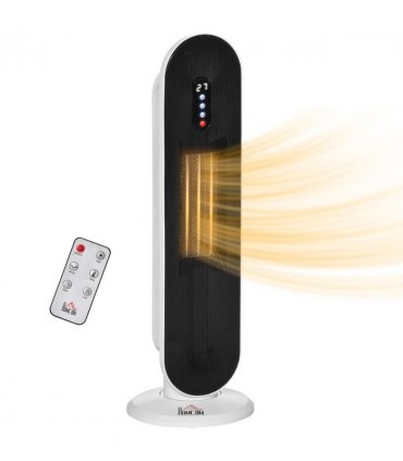 Ceramic Space Heater, Oscillation, Remote Overheat Protection, 1200/2000W
