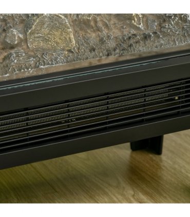 Fireplace Heater, Quiet LED Flame Effect Overheating Protection 1000/2000W