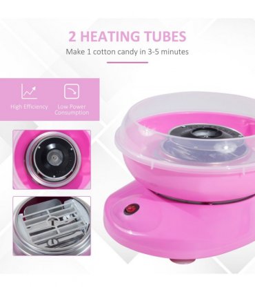 Candy Floss Machine, 450W-Pink