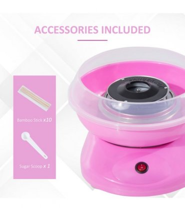 Candy Floss Machine, 450W-Pink