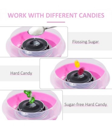 Candy Floss Machine, 450W-Pink