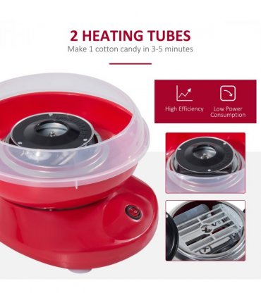 Candy Floss Machine, 450W-Red