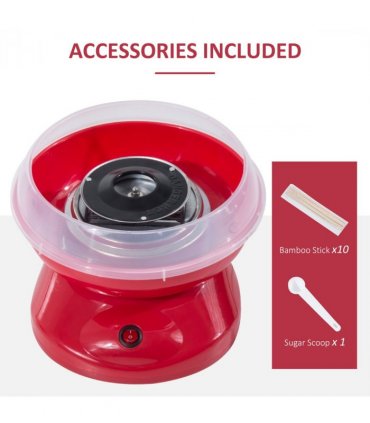 Candy Floss Machine, 450W-Red