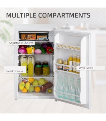 Freestanding Under Counter Fridge 91L White 47.5cm x 44.2cm x 84cm
