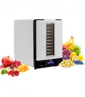 Food Dehydrator 11Tier White 26cm x 39cm x 38cm 550W Food Dryer Machine