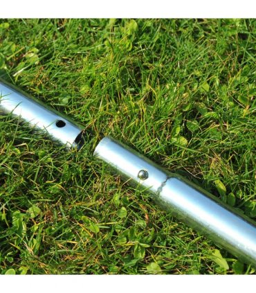Outsunny Lawn Aerator Roller-Green/Silver