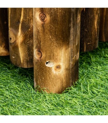 Fir Plant Pot Flower Bed Wooden 4 Feet 100Lx 40Wx40H cm Natural Wood Color