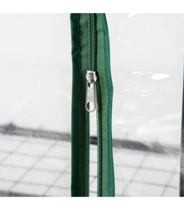 Greenhouse 4 Tiers Mini Portable Metal Frame Transparent 160x70x50cm