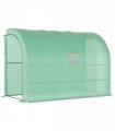 Greenhouse   PE   Cover  and 3-Tier Shelves, Green, 300x150x213 cm