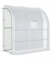 Greenhouse White 200cm x 100cm x 215cm Tropical Plants Vegetables Flowers