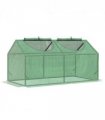 Mini Greenhouse Emerald Green PE Plastic Cover 120cm x 60cm x 60cm