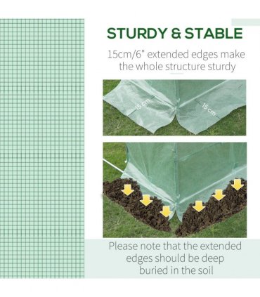 10x7ft Greenhouse Replacement Cover Winter