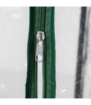 Greenhouse Steel PVC Green 100x50x150cm Outdoor Garden Tall Narrow Roll-up Door