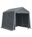 Storage Tent Dark Grey Metal 280cm x 240cm x 240cm 9ftx7.5ft Motorcycle Shelter