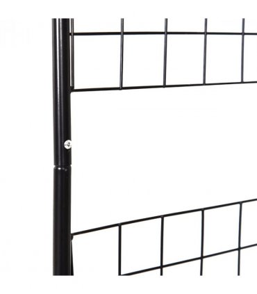 Steel Frame Backyard Pergola for Plants & Trellis Garden Arch Black