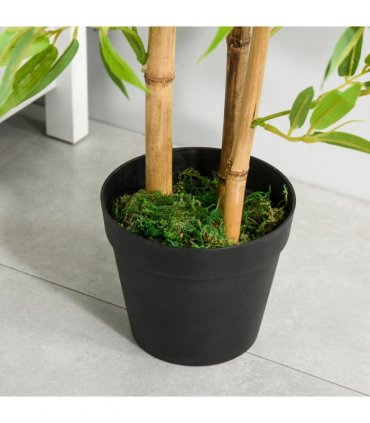 Artificial Bamboo Trees Green 15.5 x 120Hcm Decorative Plant Indoor/Outdoor
