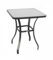 Square Glass Bistro Table Bar Dining Kitchen Breakfast Party Table 68.5x84 cm