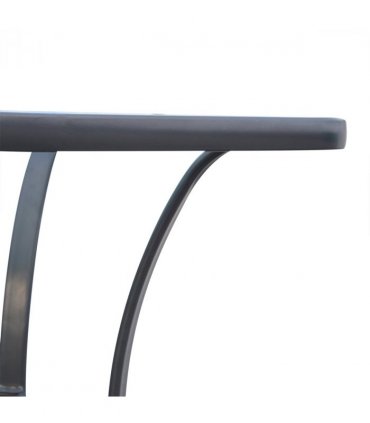 Square Glass Bistro Table Bar Dining Kitchen Breakfast Party Table 68.5x84 cm