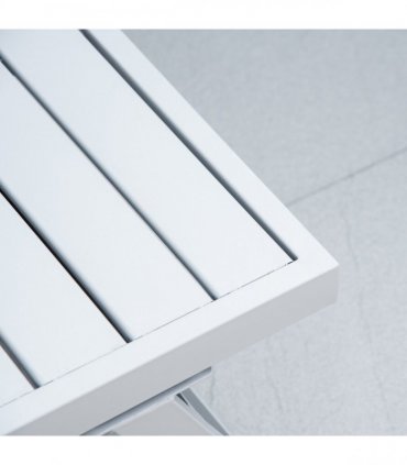 Steel Grey 198cm x 70cm x 70cm 3Pc Garden Seating   Sofa Lounge Table Grey
