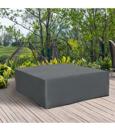 205x192cm Garden Furniture Cover Water UV Resistant Oxford Fabric Grey