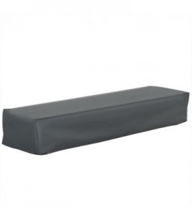 Garden Furniture Cover Oxford Fabric Grey 200cmx73cmx35cm Water UV Resistant