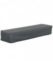 Garden Furniture Cover Oxford Fabric Grey 200cmx73cmx35cm Water UV Resistant