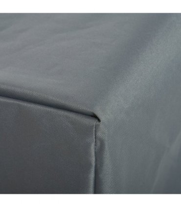 Garden Furniture Cover Oxford Fabric Grey 200cmx73cmx35cm Water UV Resistant