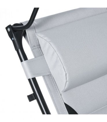 Zero Gravity Lounger Chair, Shade Cover, Cup Holder Headrest Grey