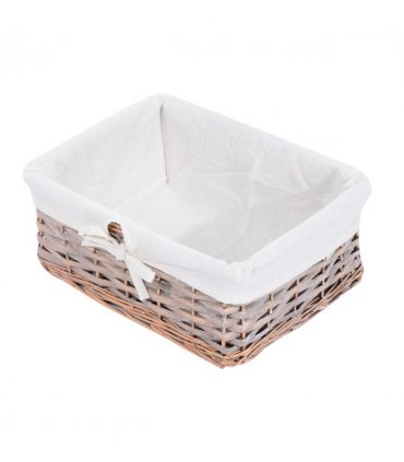 5-Drawers Storage Unit Wooden Frame W/ Wicker Woven Baskets