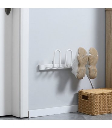 2 Pairs Electric Shoe Dryer, Wall Mount Boots, Leather Shoes, Socks, White