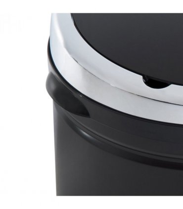 Sensor Trash Can 50L Stainless Steel Black 30.5cm x 30.5cm x 81.5cm