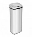 50L Motion Sensor ABS Rubbish Bin Siler/Black
