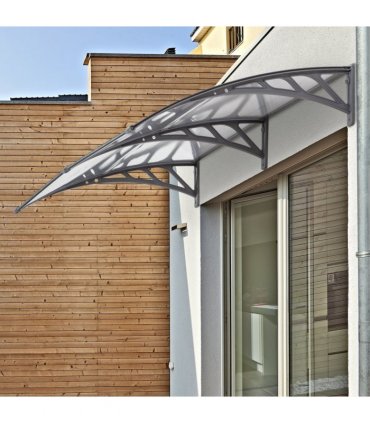 Door Canopy Awning Outdoor Window Rain Shelter Cover Clear