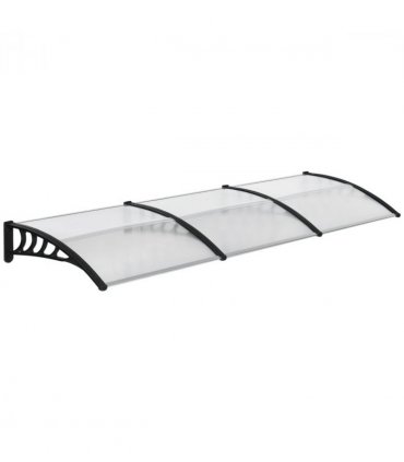 Front Door Canopy, Outdoor Awning, 300 x 100cm Rain Shelter Clear 300x100