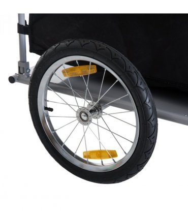 Steel Frame Bike Cargo Trailer Storage Cart Yellow
