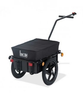 Bike Trailer Stroller Cargo Trailer Black