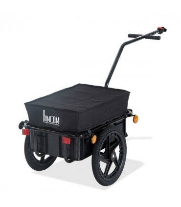 Bike Trailer Stroller Cargo Trailer Black