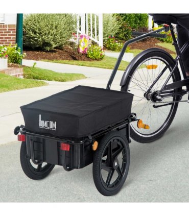 Bike Trailer Stroller Cargo Trailer Black