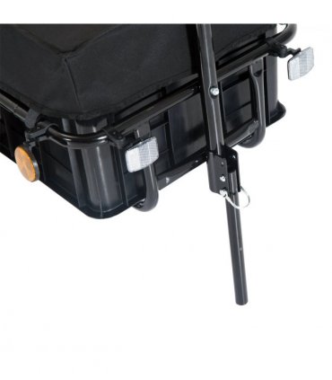 Bike Trailer Stroller Cargo Trailer Black