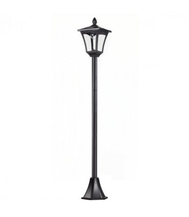 Outsunny Solar Powered Lamp Post, IP44, 18Lx18Wx160H cm-Black