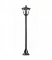 Outsunny Solar Powered Lamp Post, IP44, 18Lx18Wx160H cm-Black