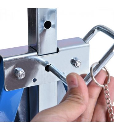 Set Of 2 Steel Adjustable Saw Horses Telescopic Builders Trestle/Bench