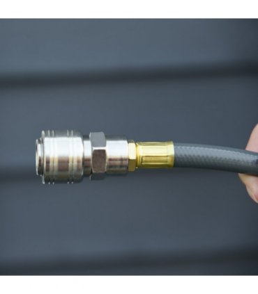 Retractable Air Hose Reel 10m+90cm Hose Diameter 3/8" 9.5mm Hose Connector 1/4"