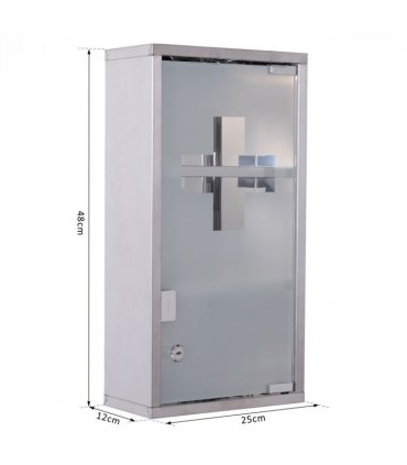 Wall Mounted Medicine Cabinet-Silver