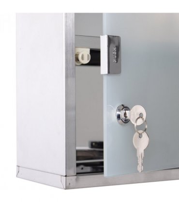 Wall Mounted Medicine Cabinet-Silver