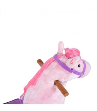 Child Mechanical Walking Ride on Horse Toy Plush Walk Pony Sound