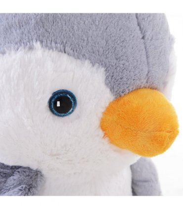Animal Baby Rocking Horse Penguin Plush Musical Button w/32 Songs Wood