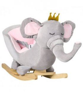 Baby Rocking Horse Elephant Rocking Chair Rocker Toy, for 18-36 Months