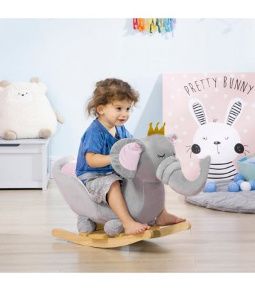 Baby Rocking Horse Elephant Rocking Chair Rocker Toy, for 18-36 Months
