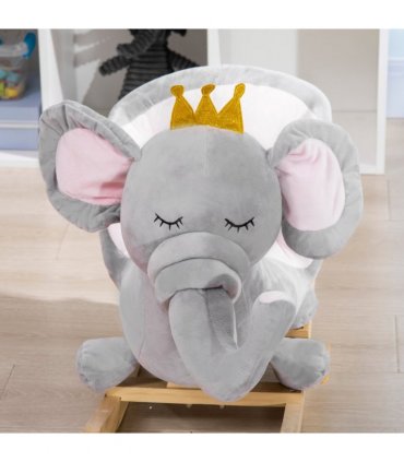 Baby Rocking Horse Elephant Rocking Chair Rocker Toy, for 18-36 Months